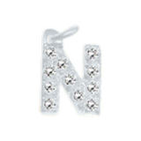 Small Diamond Letter Charms (A-Z)