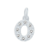 Small Diamond Letter Charms (A-Z)