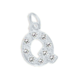 Small Diamond Letter Charms (A-Z)