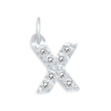 Small Diamond Letter Charms (A-Z)