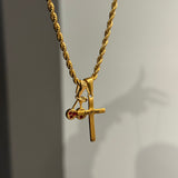 Personalised Simple Cross Pendant