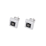 Black Diamond Stud Earrings