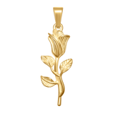 Gold Rose Charm