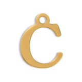 Simple Letter Charm (A-Z)
