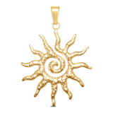 Large Sun Charm Pendant